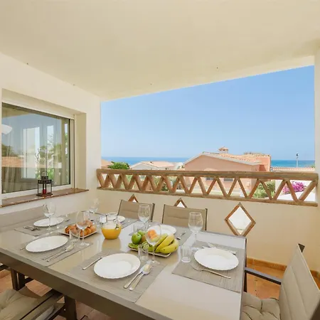 Holiday home Beachfront With Private Terrace, Garden, Bbq, And Garage In