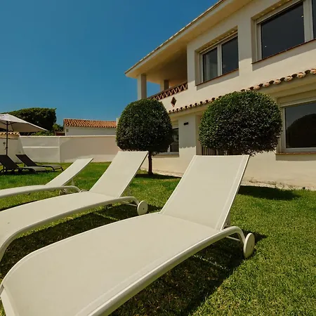 Holiday home Beachfront With Private Terrace, Garden, Bbq, And Garage In *