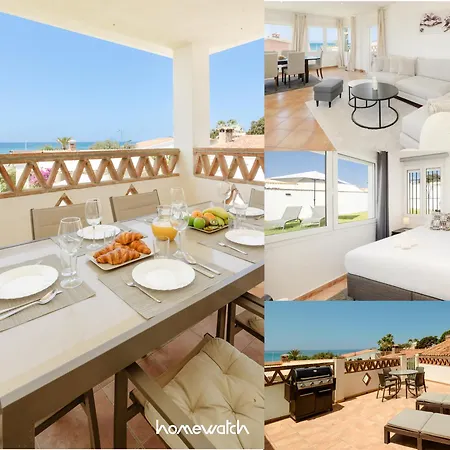 Casa Azura - Beachfront With Private Terrace, Garden, Bbq, And Garage In * Marbella